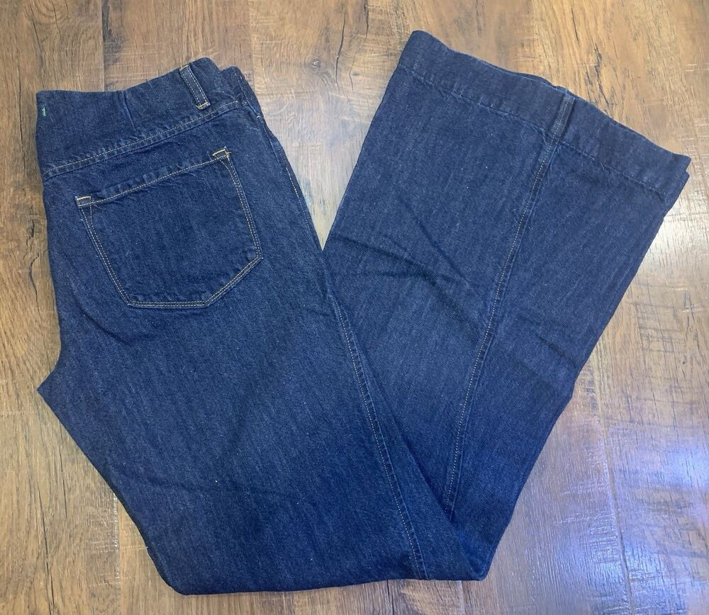 J Brand Dark Blue Wide Leg Jeans